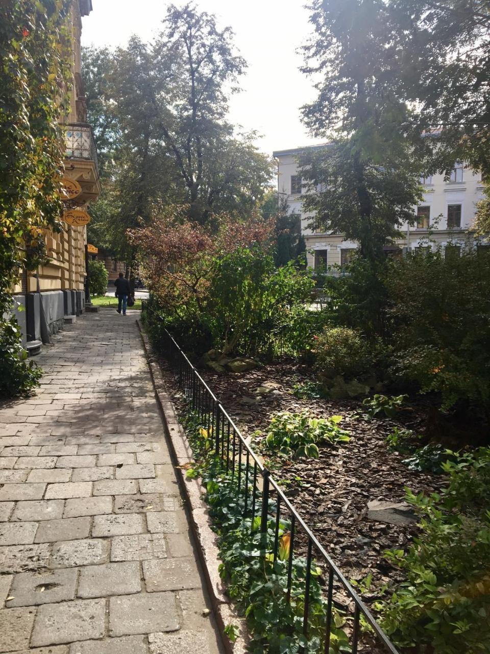 Lux Apartament На Левицького 利沃夫 外观 照片